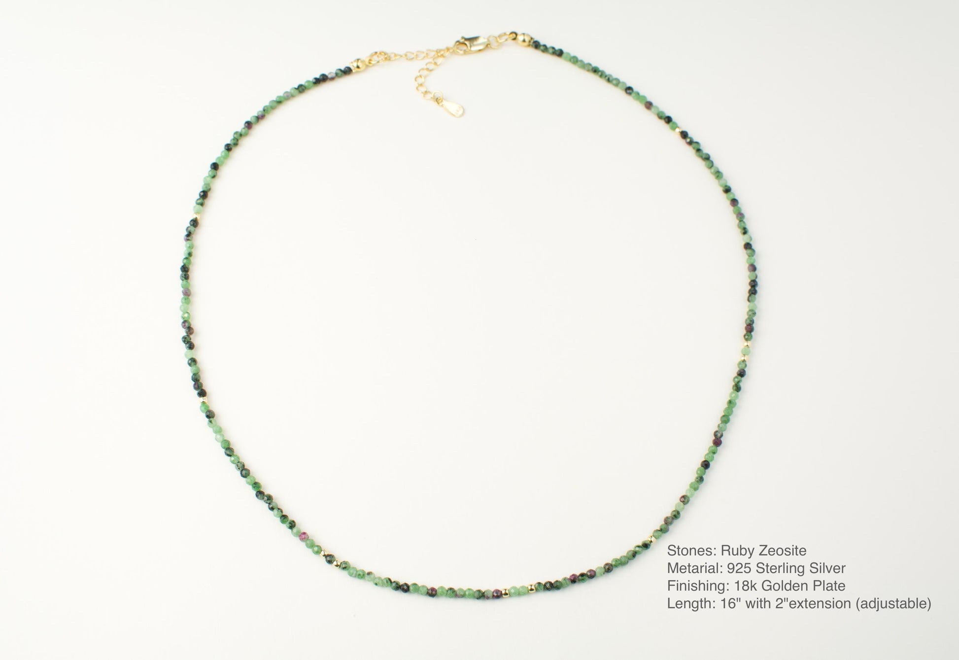 Tiny Bead Choker Green Small Bead Necklace Dainty Gemstone Layer Crystal Choker delicate gift minimalist necklace gift for her