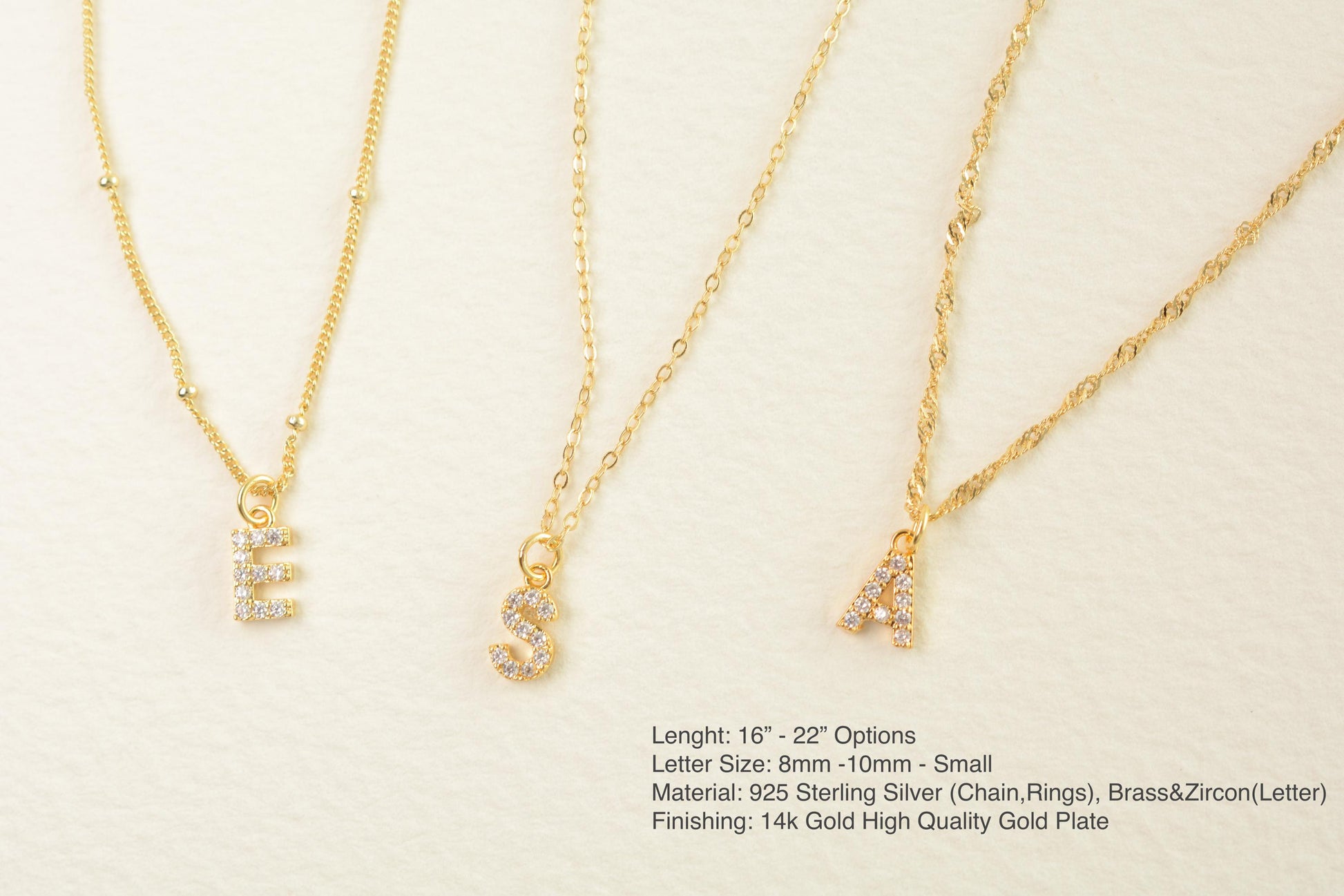 Personalized Tiny Letter Necklace Initial Diamond Necklace Gold Letter Pave Necklace Personalized Jewelry Gift for her Bridesmaid gift