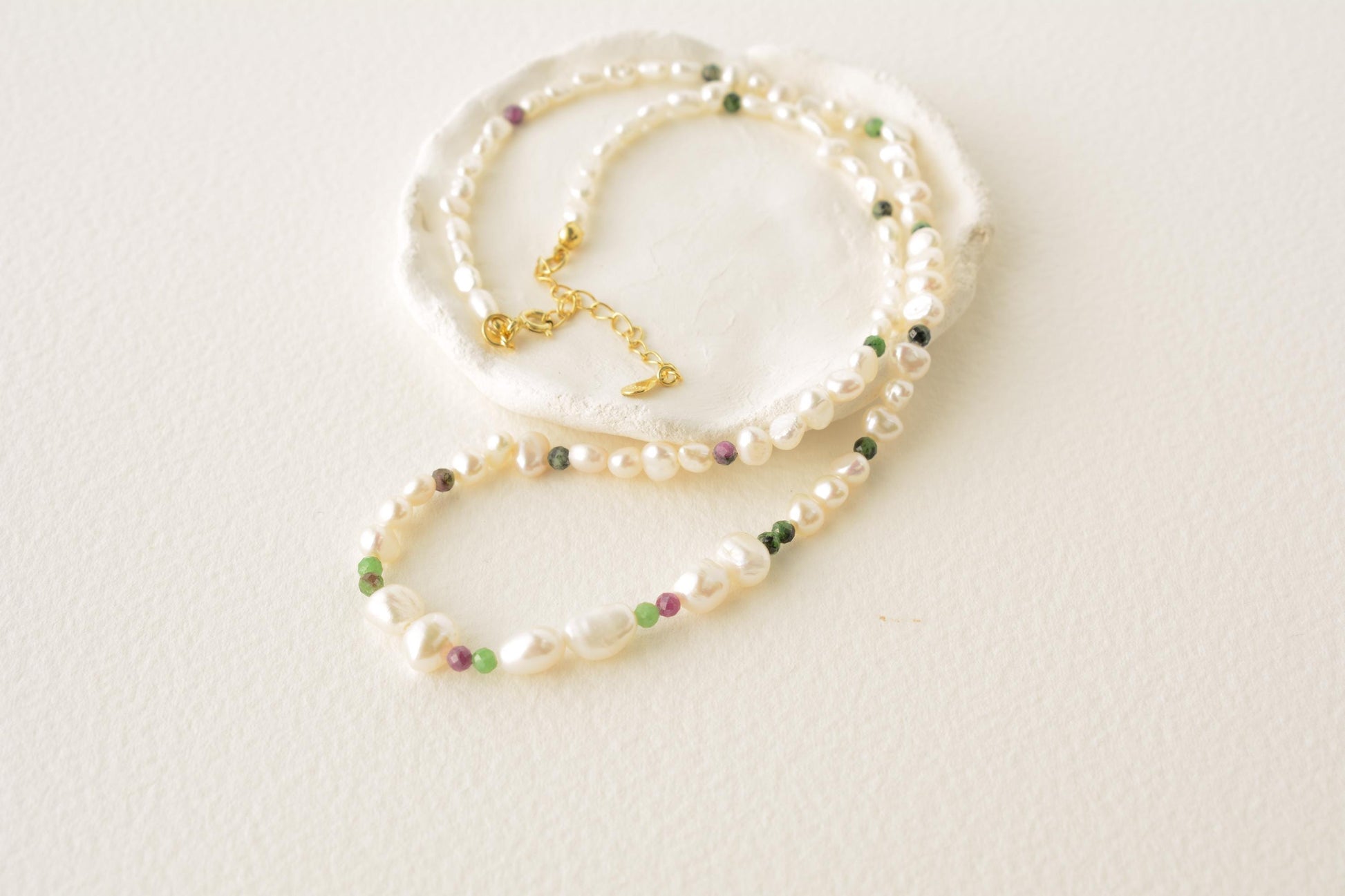 Freshwater Pearl Necklace Gift for Bridesmaid Real Pearl Necklace Baroque Pearls Jewelry Delicate Pearl Necklaces Gift for Her Gift for Mom