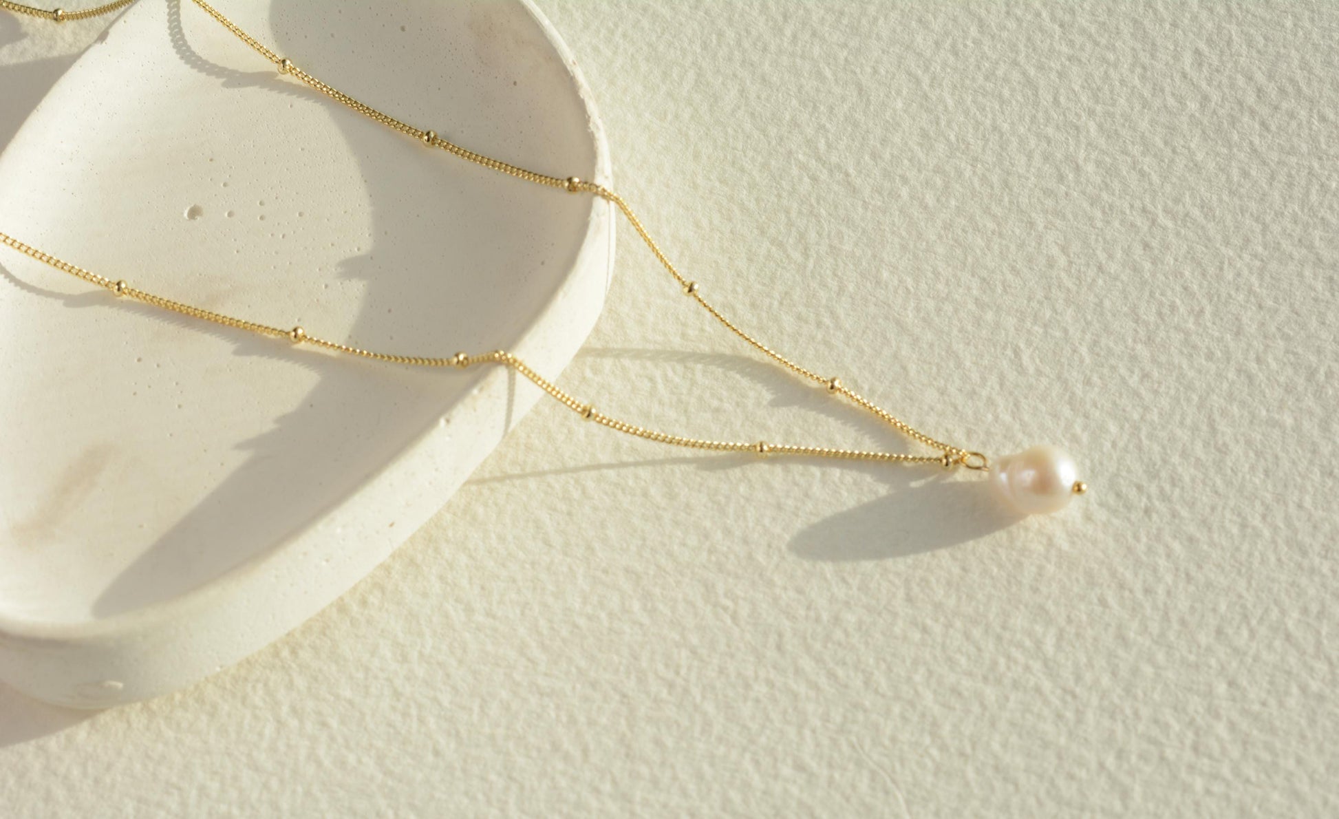 Dainty Pearl Necklace Gold Chain Drop Pearl Necklace Layering Minimalist Real Pearl Necklace Bridal Necklace Bridesmaid Gift For Her