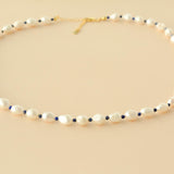 Pearl Necklace Irregular Real Pearls necklace baroque Pearl Gemstone Necklace Modern pearl Necklace daily wear gift for her gift for mom