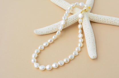 Pearl Choker Chunky Freshwater Pearl Necklace Bridal Pearl Choker Large Irregular Pearl Choker Premium Necklace Gift for Bride Gift for Her