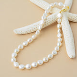Pearl Choker Chunky Freshwater Pearl Necklace Bridal Pearl Choker Large Irregular Pearl Choker Premium Necklace Gift for Bride Gift for Her