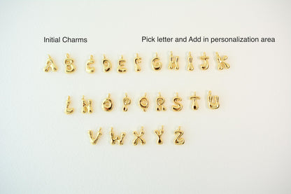 Custom Charm Necklace Build your own Charm Necklace Gold Personalized Necklace Ocean Charms Necklace Lucky Charms Jewelry Gift for Her
