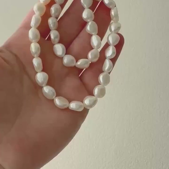 Pearl Choker Chunky Freshwater Pearl Necklace Bridal Pearl Choker Large Irregular Pearl Choker Premium Necklace Gift for Bride Gift for Her
